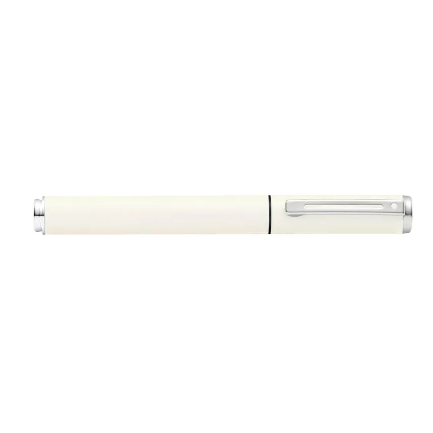 Sheaffer 9206 Pop Rollerball Pen White with Chrome-Plated Trim