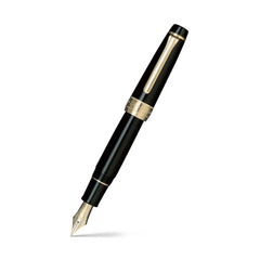 Sailor Professional Gear 'King of Pens' Fountain Pen (21K Medium) Black with Gold Trims