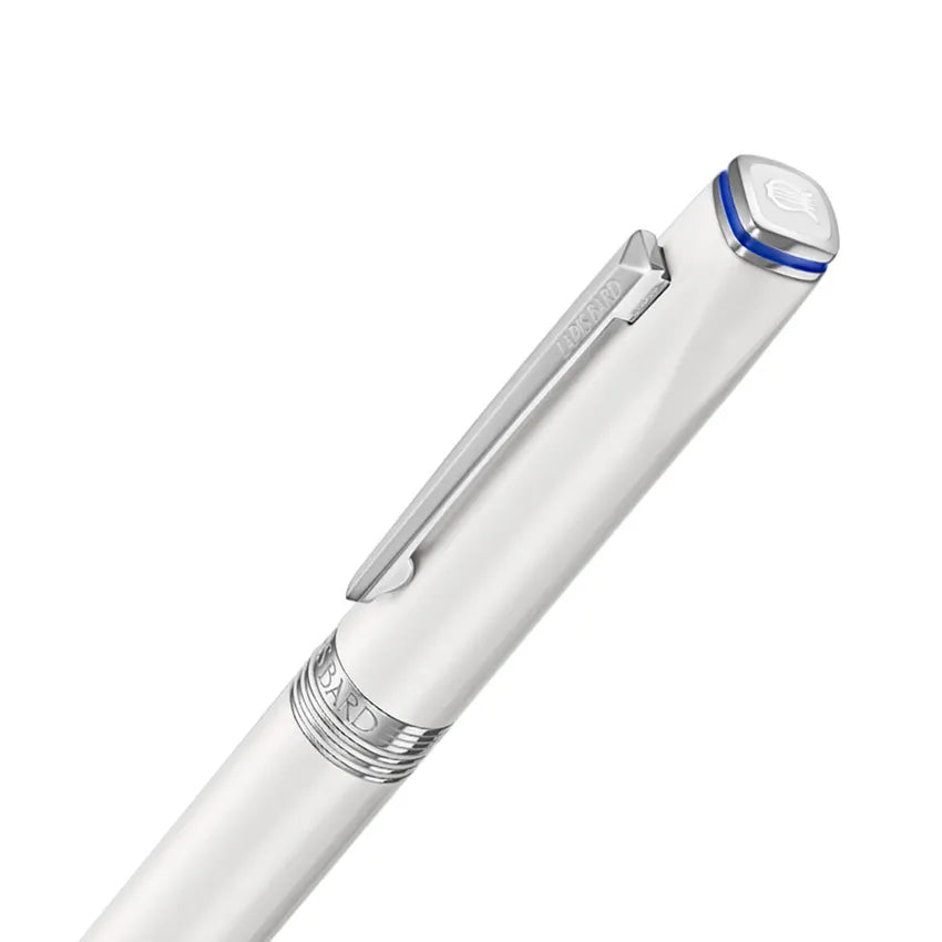 Lapis Bard Contemporary Rollerball Pen - Pearl with Chrome Trim