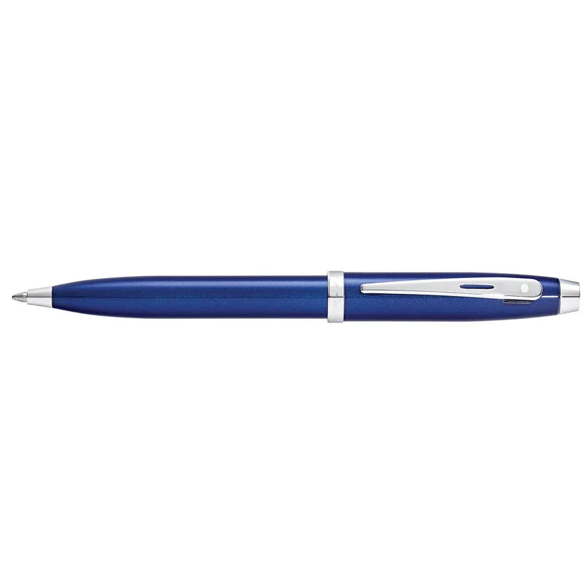 Sheaffer Gift 100 Ballpoint Pen Glossy Blue with Chrome-Plated Trim