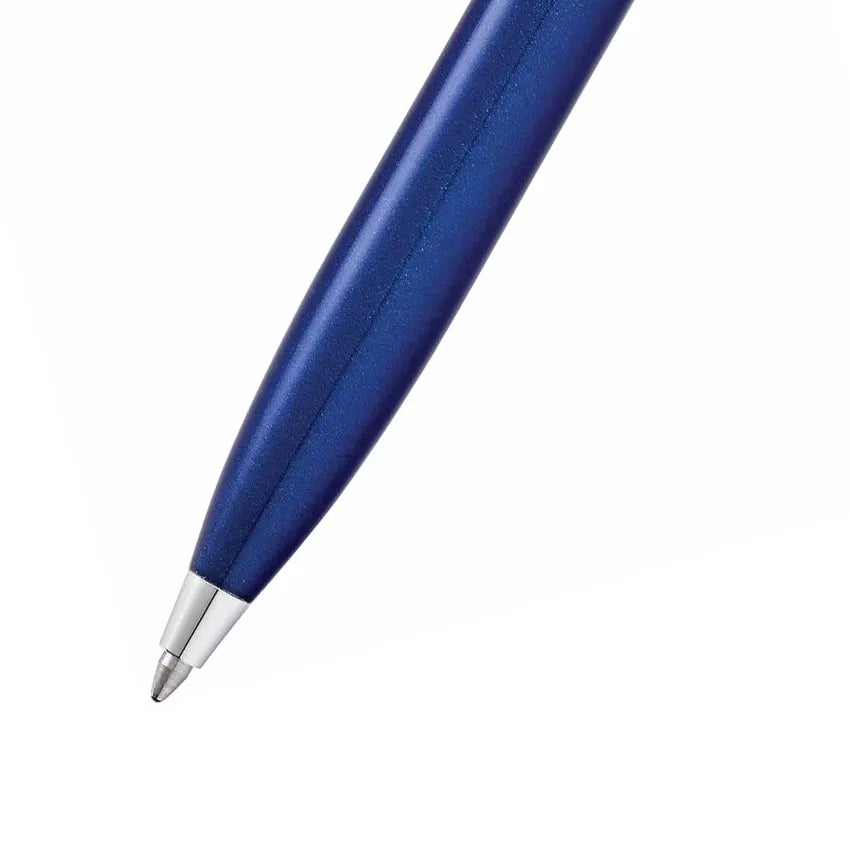 Sheaffer Gift 100 Ballpoint Pen Glossy Blue with Chrome-Plated Trim