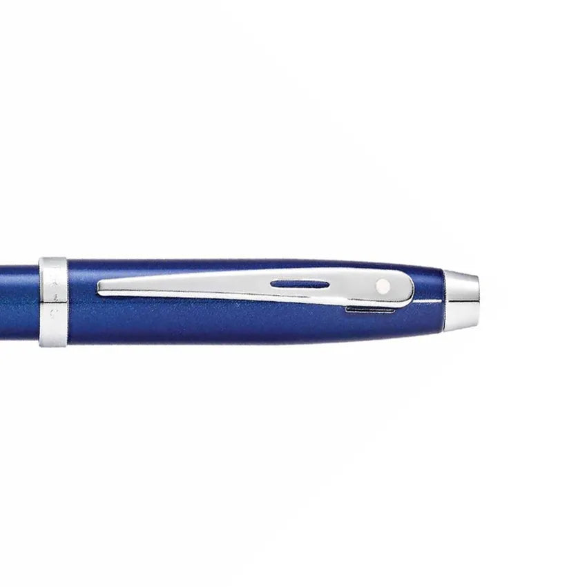 Sheaffer Gift 100 Ballpoint Pen Glossy Blue with Chrome-Plated Trim