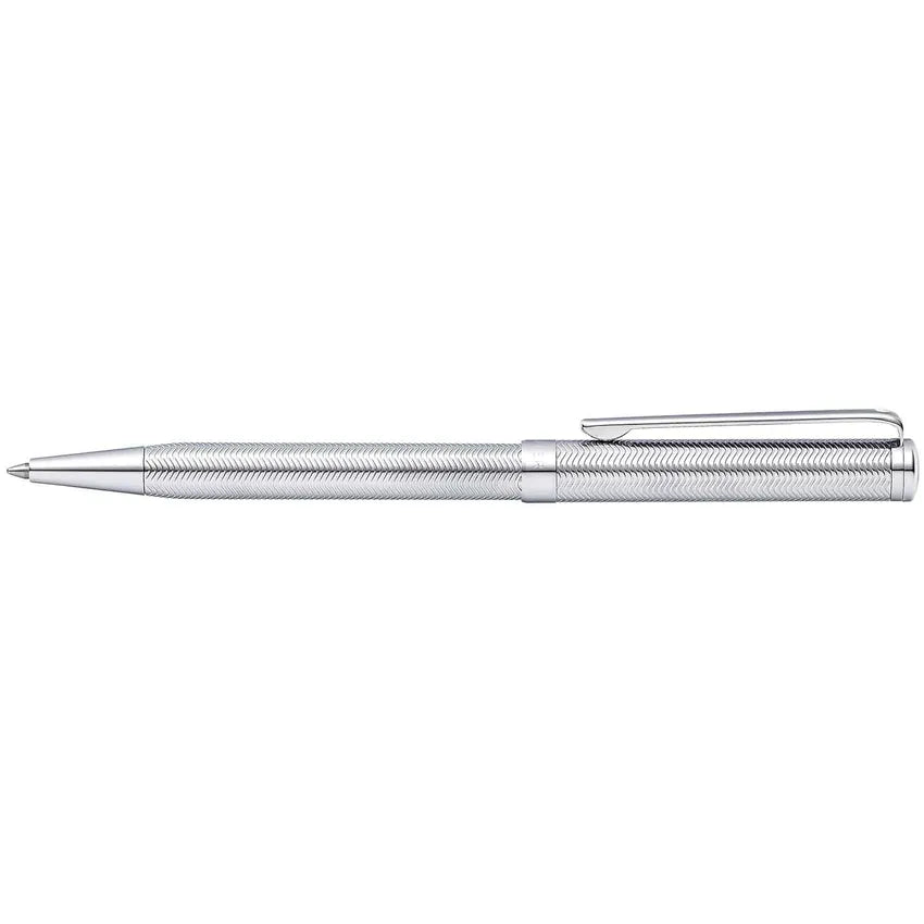 Sheaffer 9241 Intensity Engraved Ballpoint Pen Chrome with Chrome-Plated Trim