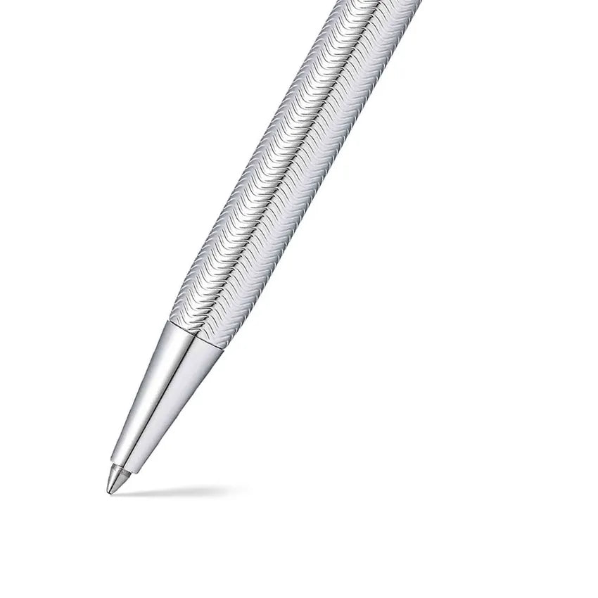 Sheaffer 9241 Intensity Engraved Ballpoint Pen Chrome with Chrome-Plated Trim