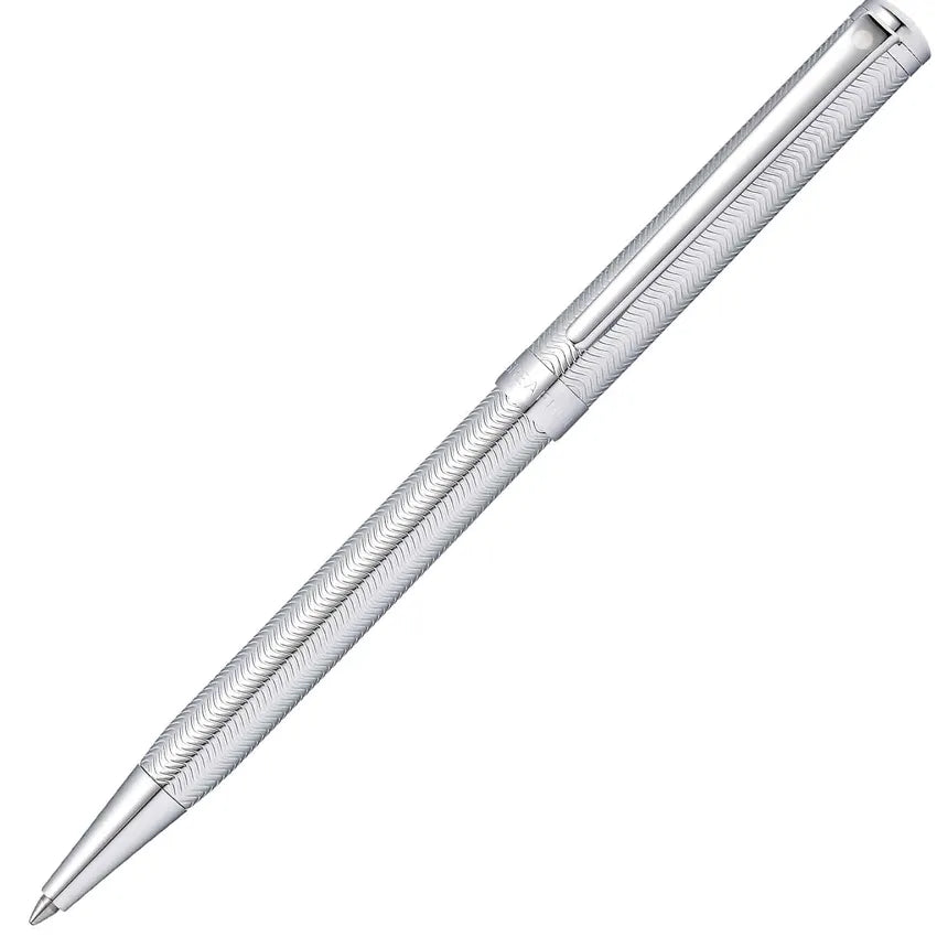 Sheaffer 9241 Intensity Engraved Ballpoint Pen Chrome with Chrome-Plated Trim