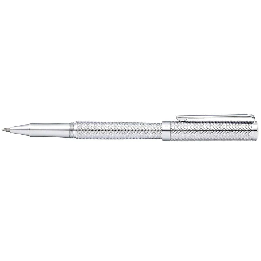 Sheaffer 9241 Intensity Engraved Rollerball Pen Chrome with Chrome-Plated Trim