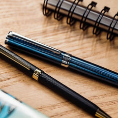 Sheaffer 9243 Intensity Engraved Rollerball Pen Blue with Chrome-Plated Trim