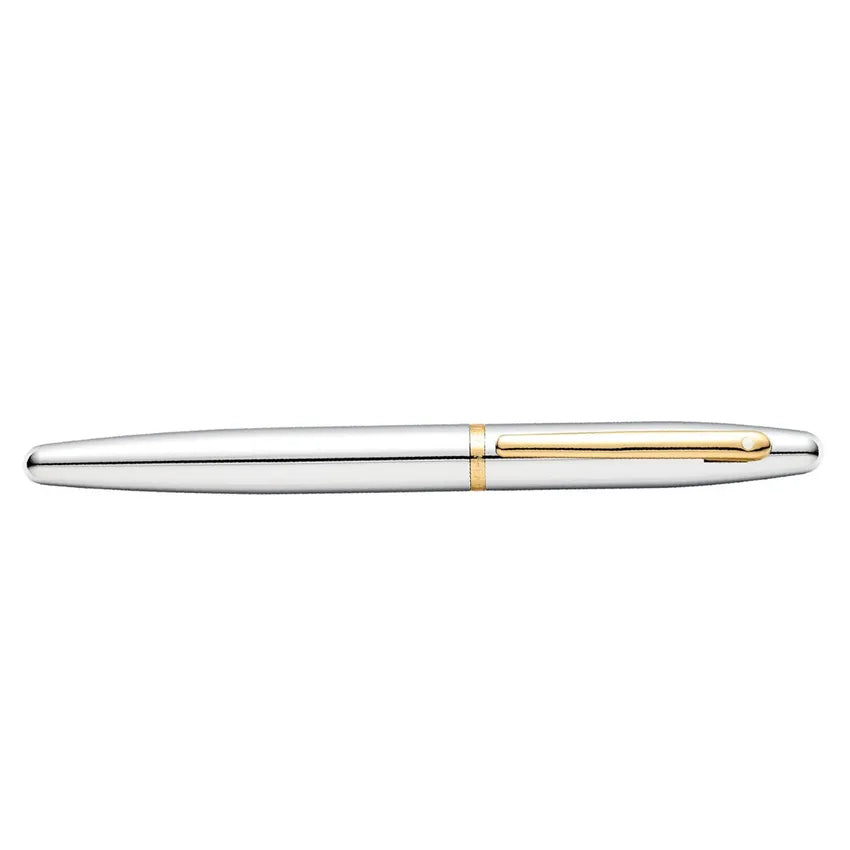 Sheaffer 9422 VFM Fountain Pen (Medium) Polished Chrome with Gold-Plated Trim