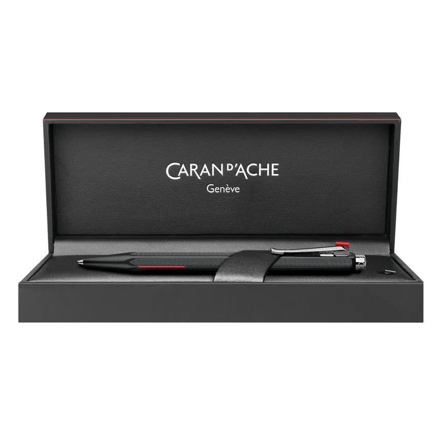 Caran d'Ache Ecridor Racing Black Chrome-Coated Ballpoint Pen Black