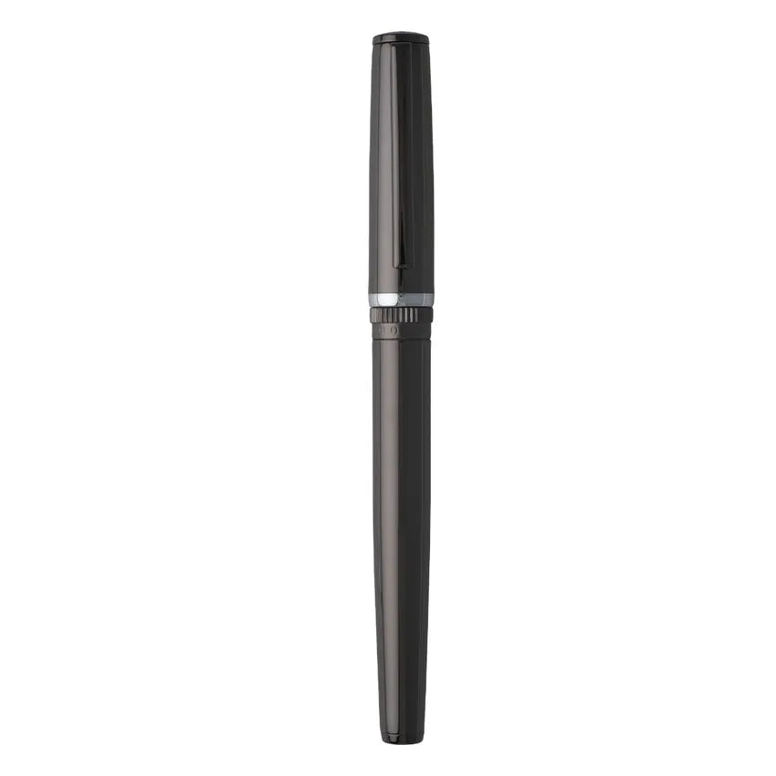 Hugo Boss Gear Metal Fountain Pen (Medium) - Dark Chrome