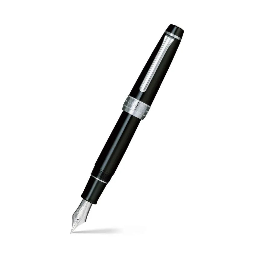 Sailor Professional Gear 'King of Pens' Fountain Pen (21K Medium) Black with Rhodium-plated Trims