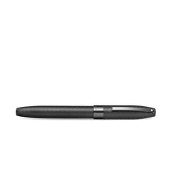 Sheaffer 9061 Legacy Engraved Chevron Pattern Rollerball Pen Matte Black with and PVD Trim