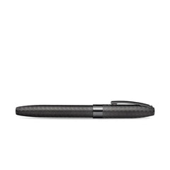 Sheaffer 9061 Legacy Engraved Chevron Pattern Rollerball Pen Matte Black with and PVD Trim