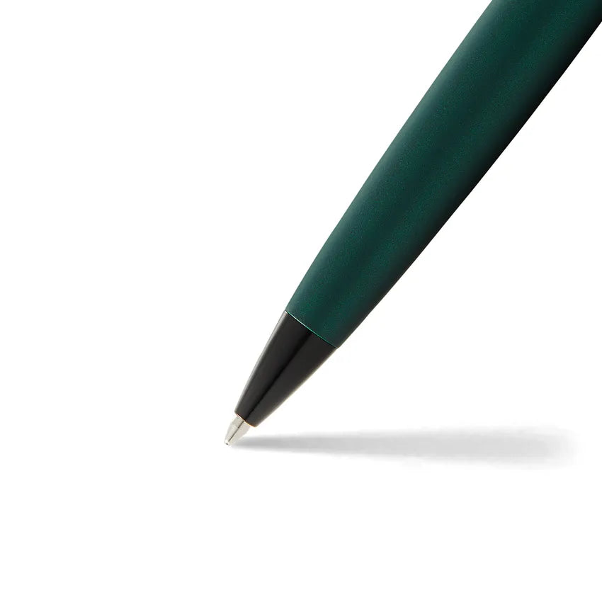 Sheaffer Gift 300 Lacquer Ballpoint Pen Matte Green with Polished Black Trim