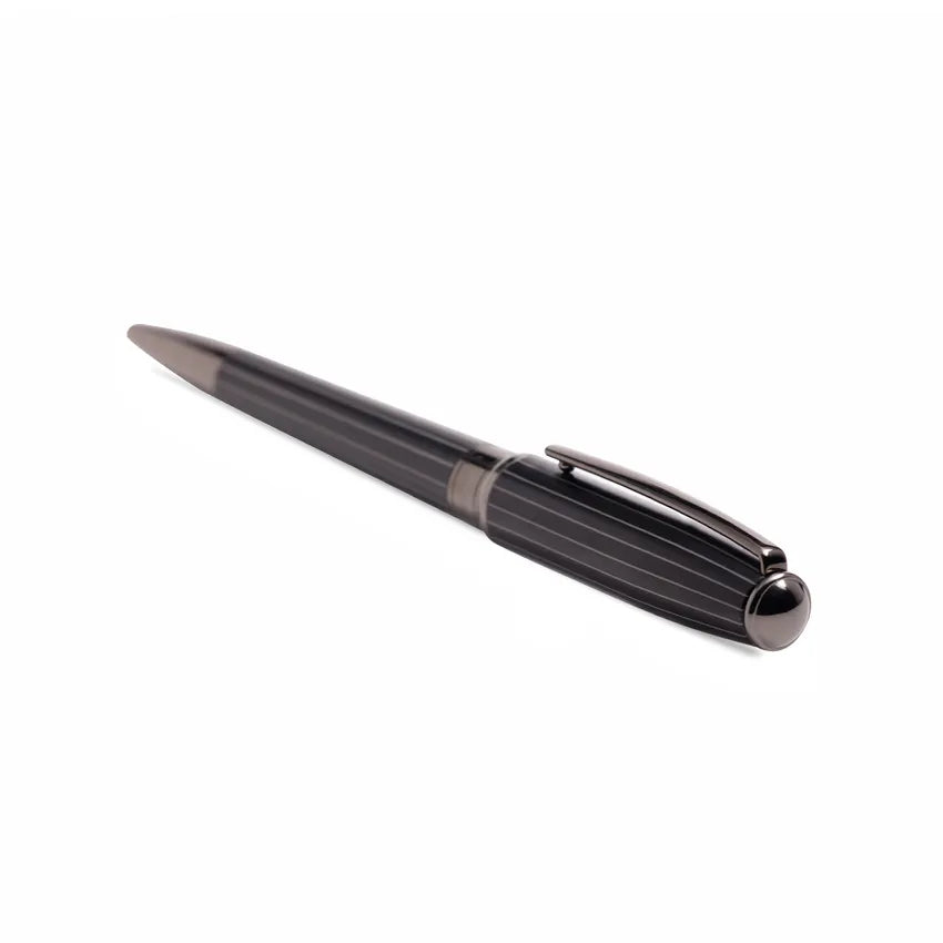 Hugo Boss Essential Pinstripe Ballpoint Pen Black