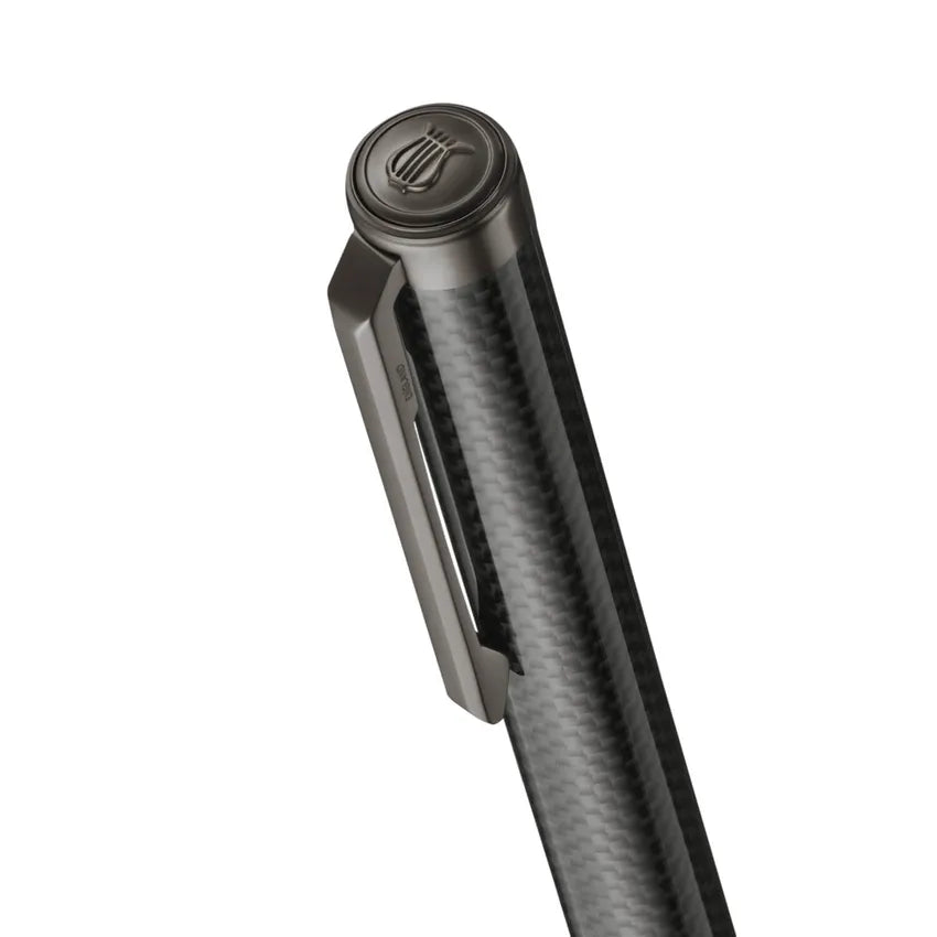 Lapis Bard Contemporary Special Edition Torque Ballpoint Pen - Carbon Fibre with Gunmetal Trim