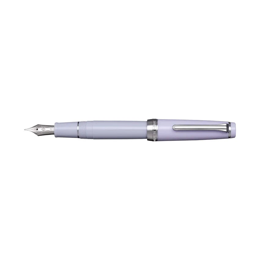 Sailor Professional Gear 'The Pillow Book - Winter Sky' Fountain Pen (21K Broad) - Lilac With Rhodium Trims