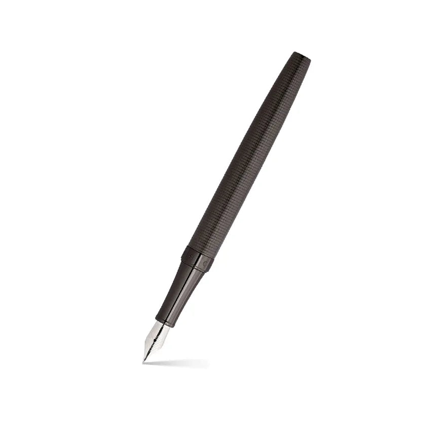 Hugo Boss Twist Fountain Pen (Medium) - Gunmetal