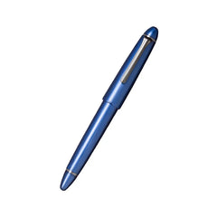 Sailor 1911 Ringless Metallic Fountain Pen (21K Medium) - Blue with Black Trims