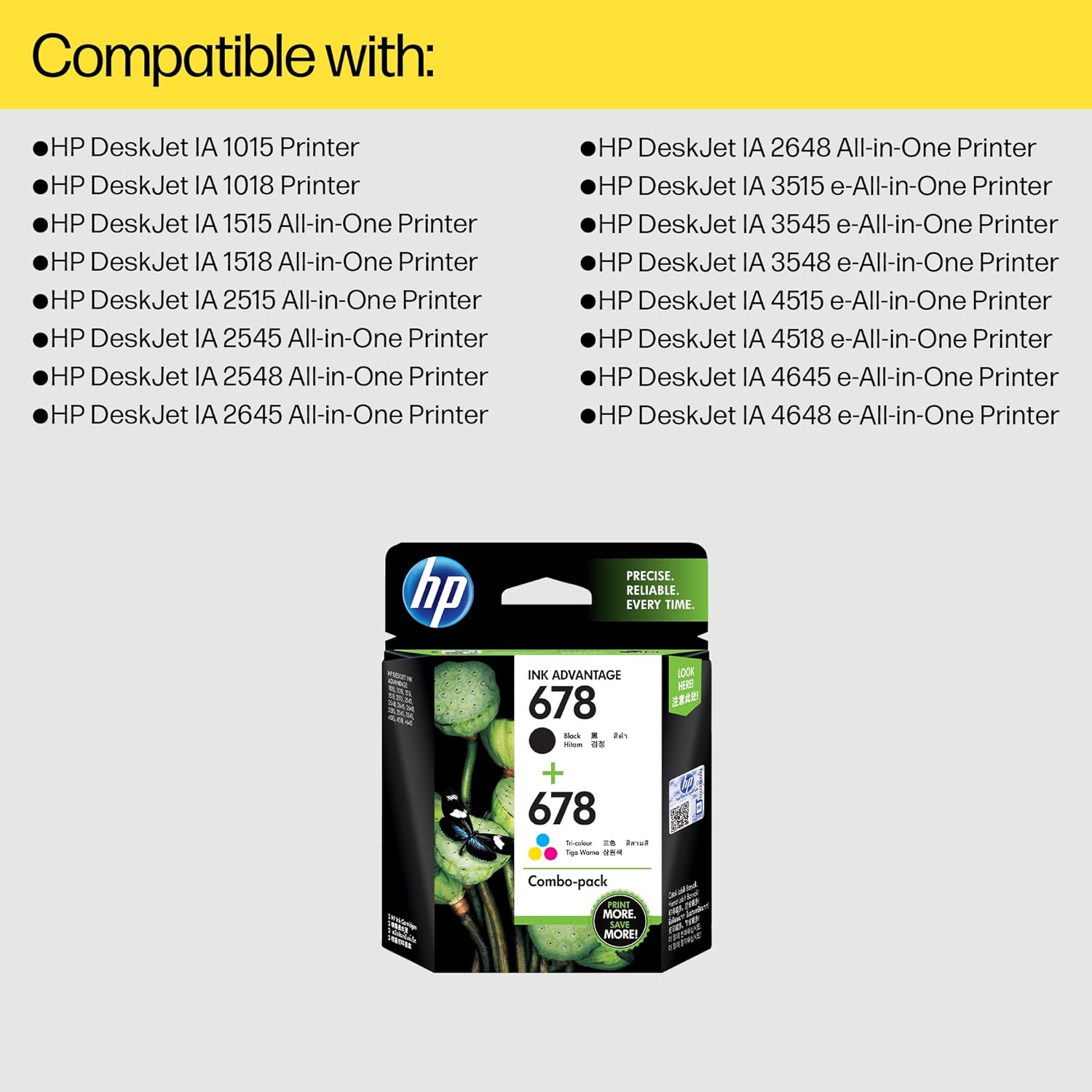 HP 678 Ink Advantage Cartridge